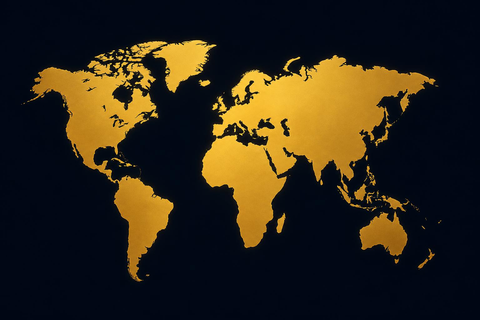 World map highlighting Europe and Latin America
